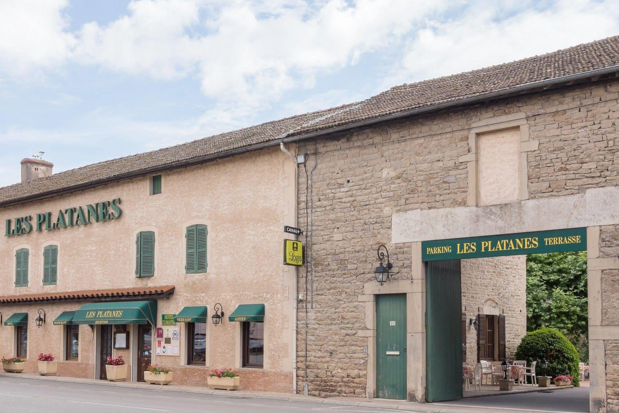 Logis Hotel Les Platanes Reyssouze 외부 사진
